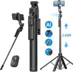 TT07 AI Face Tracking Gimbal Tripod – Auto Follow Smartphone Stabilizer