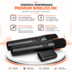 JBL PartyBox Wireless Microphone V2 Dual Mic Set with Receiver for Karaoke & Events - Image 5