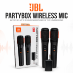 JBL PartyBox Wireless Microphone V2 Dual Mic Set with Receiver for Karaoke & Events - Image 6
