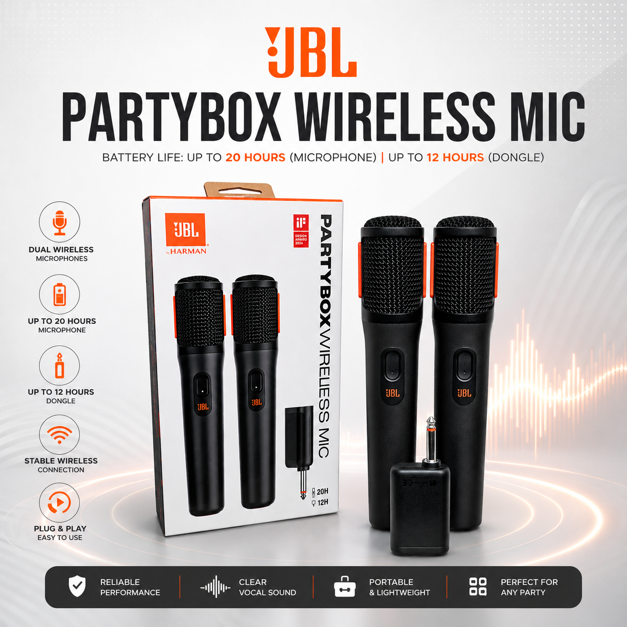 ChatGPT Image May 9, 2026, 10_17_10 AM JBL PartyBox Wireless Microphone V2 Dual Mic Set with Receiver for Karaoke & Events - Image 1