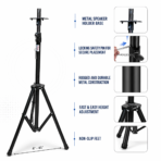 Professional Heavy Duty Speaker Stand (35mm, Adjustable Height, Steel Tripod) - Image 5