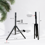 Speaker Tripod Stand (35mm Universal, Adjustable Height, Heavy Duty) - Image 4