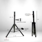 JBL PartyBox 130 Portable Bluetooth Party Speaker with AI Sound Boost & Dynamic Light Show Free Speaker Stand - Image 7