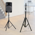 Professional Heavy Duty Speaker Stand (35mm, Adjustable Height, Steel Tripod) - Image 7