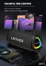 Lenyes S872 Portable Karaoke Bluetooth Speaker with Wireless Mic - Image 2