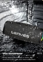 Lenyes S872 Portable Karaoke Bluetooth Speaker with Wireless Mic - Image 7