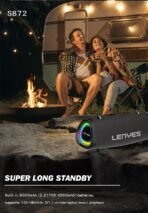 Lenyes S872 Portable Karaoke Bluetooth Speaker with Wireless Mic - Image 10