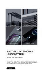 Lenyes Titan 2 Portable Bluetooth Party Speaker - Image 9
