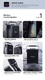 Lenyes Titan 1 Portable Bluetooth Party Speaker - Image 12