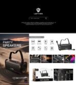 Lenyes S863 Portable Karaoke Bluetooth Speaker with Wireless Mic - Image 3