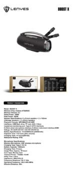 Lenyes Boost X Portable Bluetooth Party Speaker - Image 3
