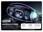 Lenyes Boost X Portable Bluetooth Party Speaker - Image 7
