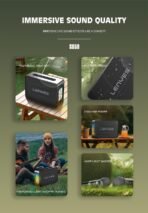 Lenyes S859 Portable Karaoke Bluetooth Speaker with Wireless Mic - Image 5