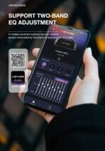 Lenyes S873 Portable Karaoke Bluetooth Speaker with Wireless Mic - Image 11